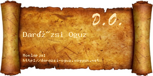 Darázsi Oguz névjegykártya